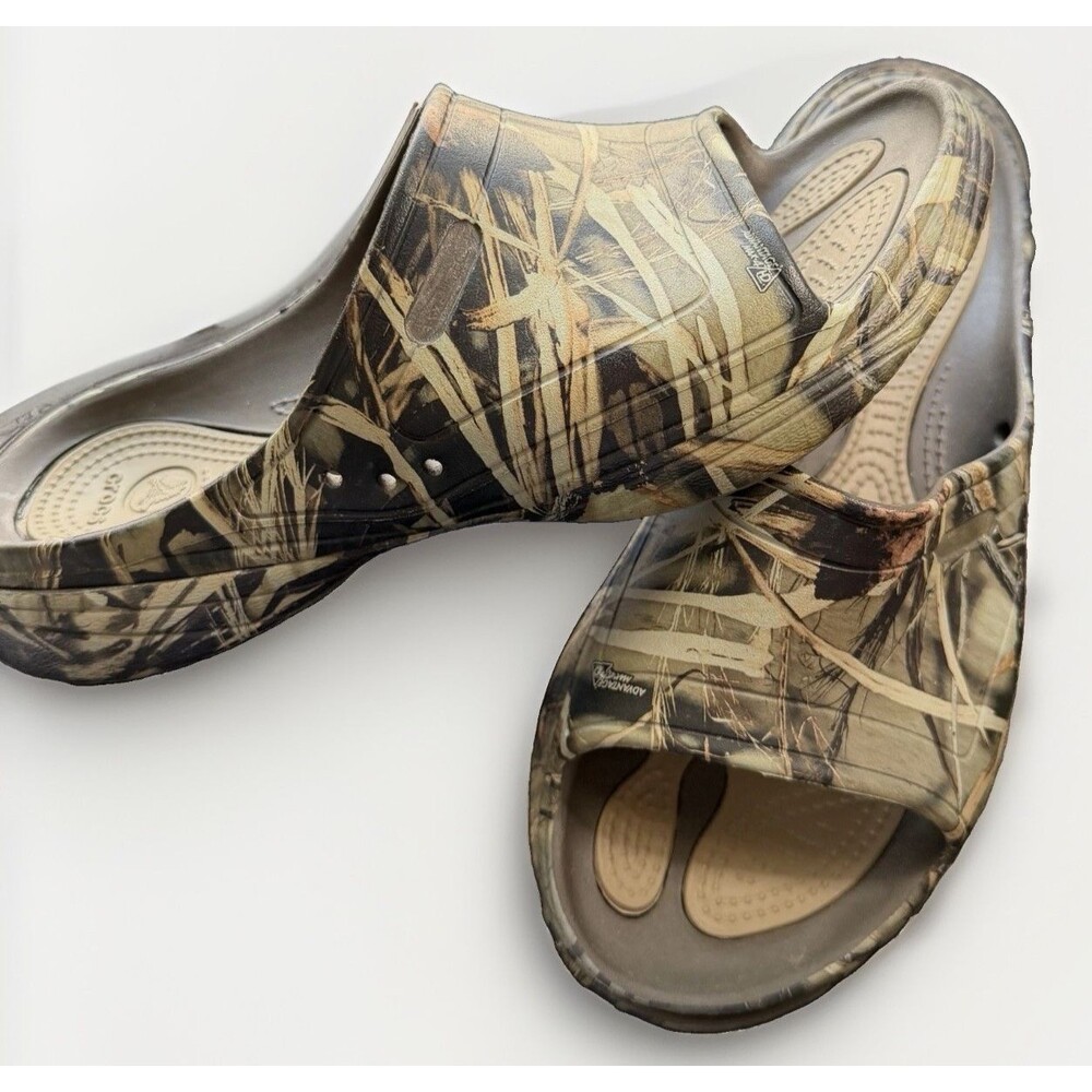 Crocs Realtree Advantage Max-4 HD Camo Clogs Mens 12 Hunting Outdoor Slip On